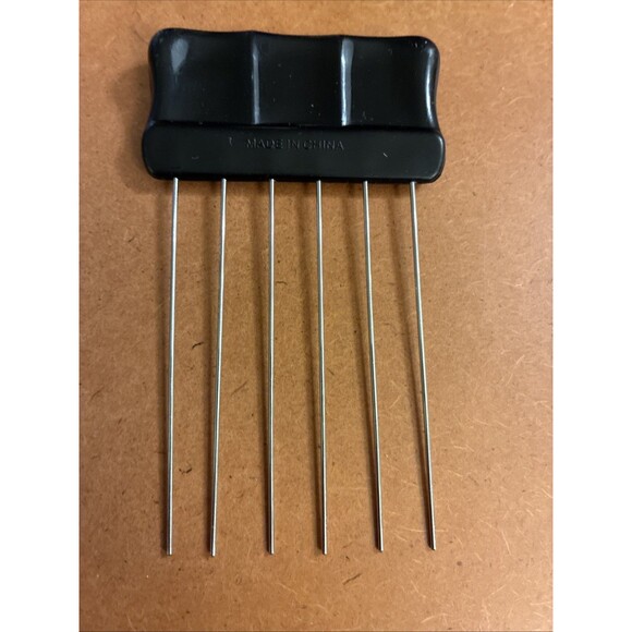 Vintage Goody Comfort Tip HAIR LIFT 80's Retro Stainless Hair Pick Gray + One - Picture 5 of 6